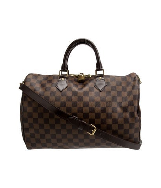 Louis Vuitton Vuitton Damier Ebene Speedy Bandouliere 35