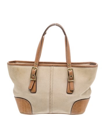 Coach Leather Top Handle Bag