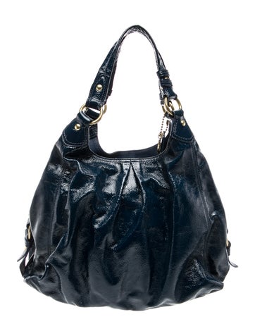 Coach Patent Leather Top Handle Bag