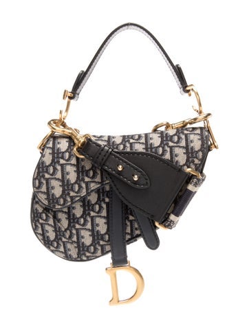 Oblique Jacquard Saddle Small