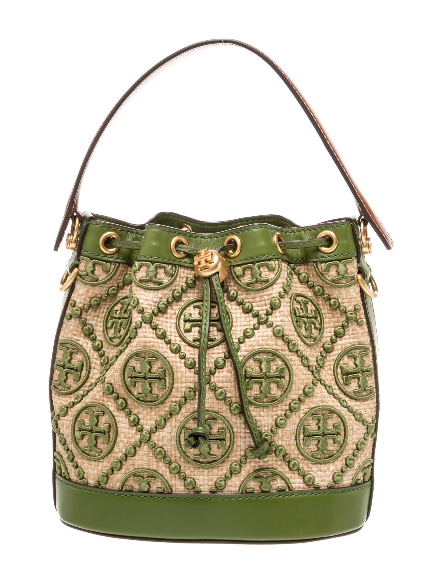 Raffia Bucket Bag