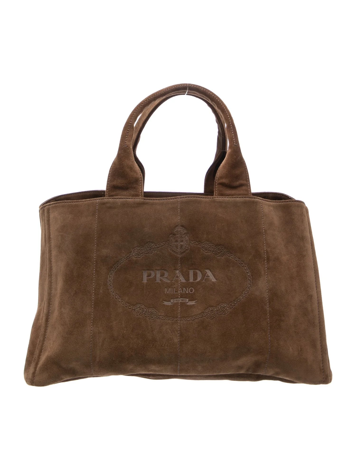 Enameled Metal Triangle Top Handle Bag