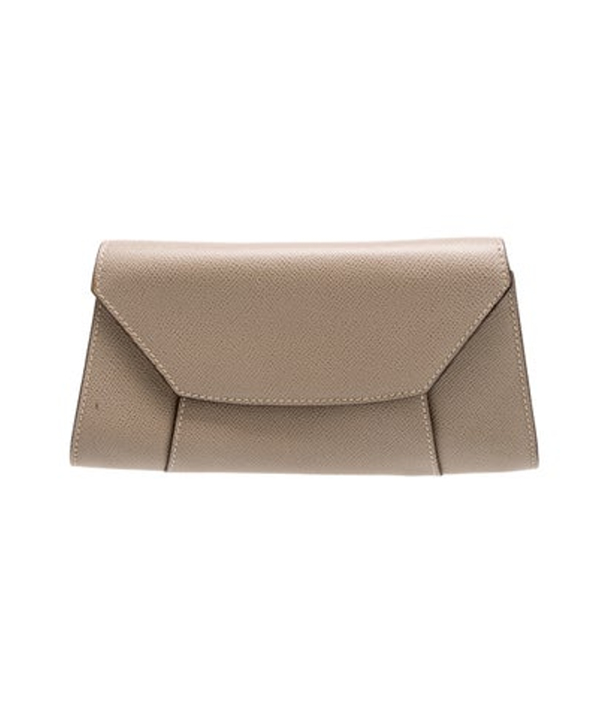 Valextra Leather Clutch