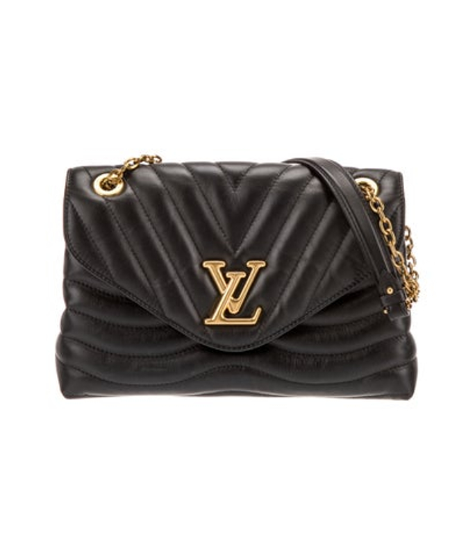 Louis Vuitton Vuitton Leather New Wave Chain Bag Mm