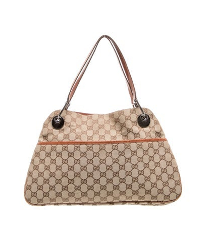 Gucci Gg Canvas Shoulder Bag Vintage