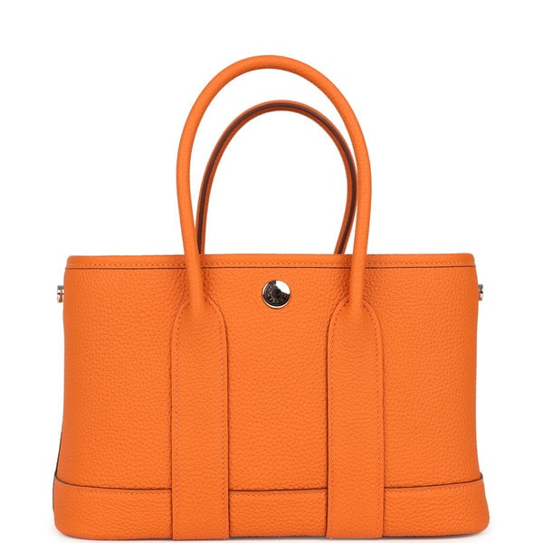 Hermes Hermes Garden Party Neo 23 Orange Togo Palladium Hardware