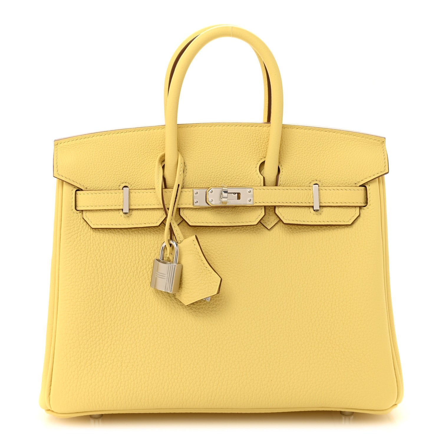 Hermes Togo Birkin 25 Jaune Poussin