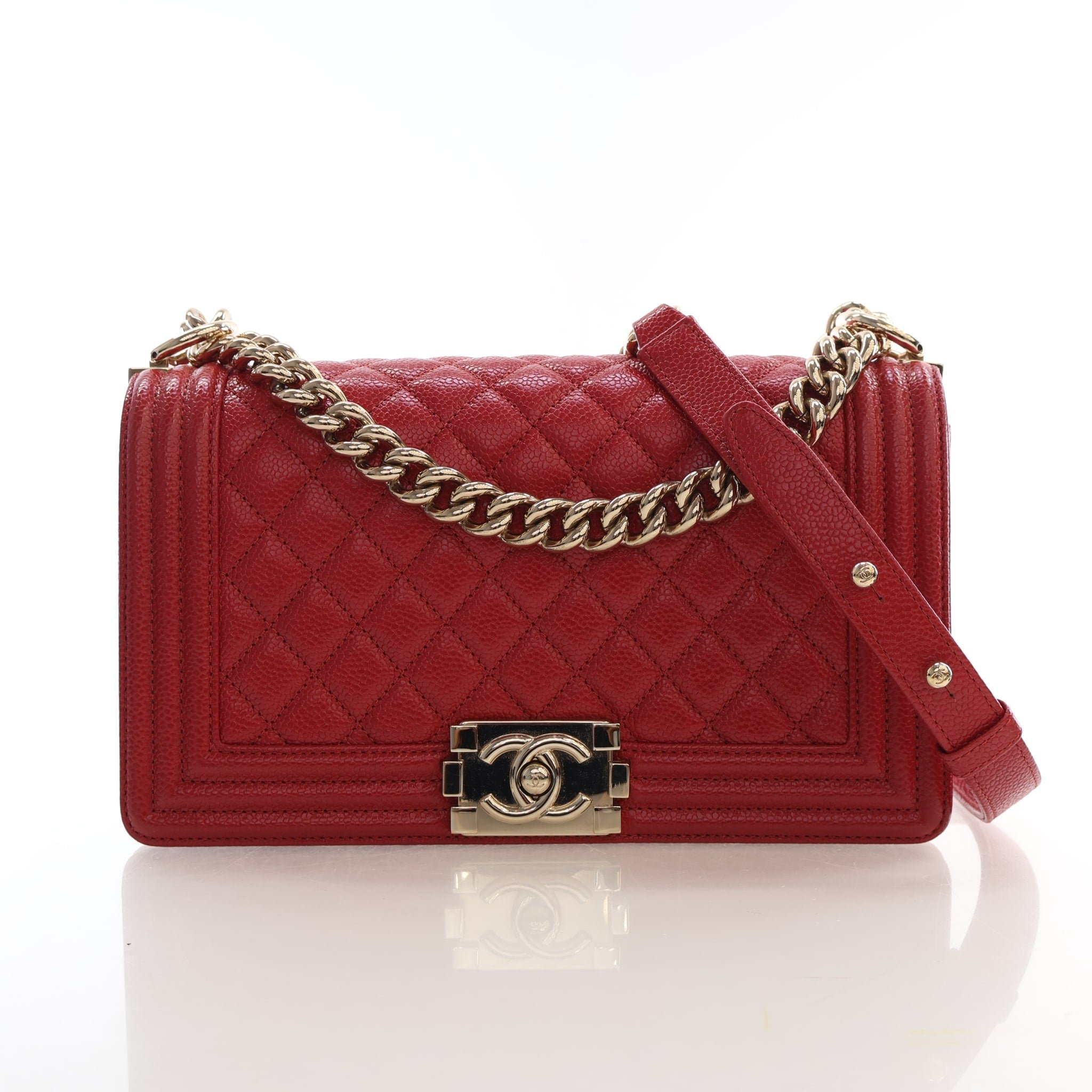 Chanel Medium Caviar Boy Bag