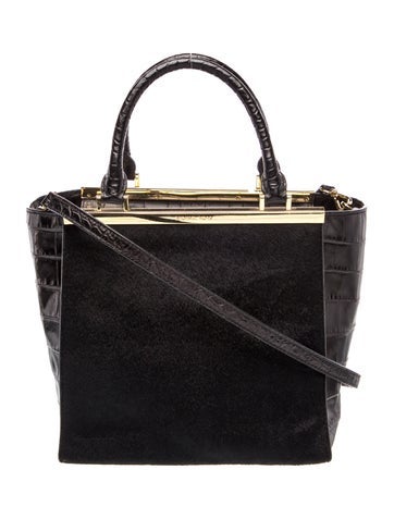 Leather Top Handle Bag