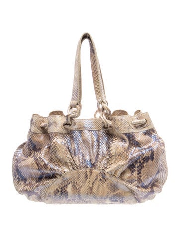 Snakeskin Shoulder Bag