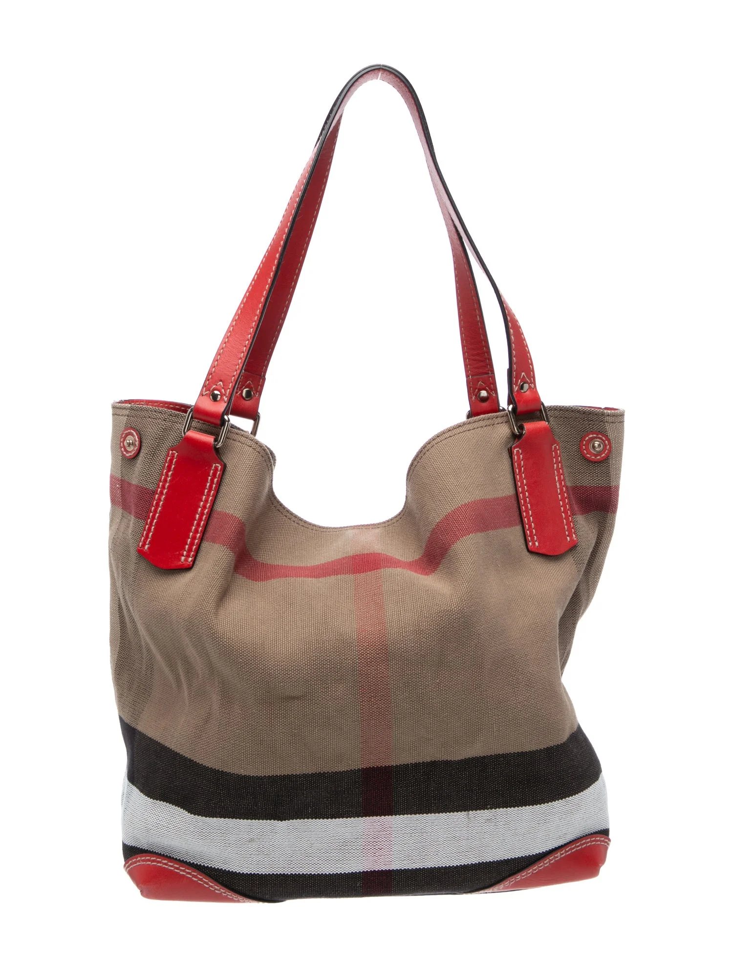 Exploded Check Shoulder Bag