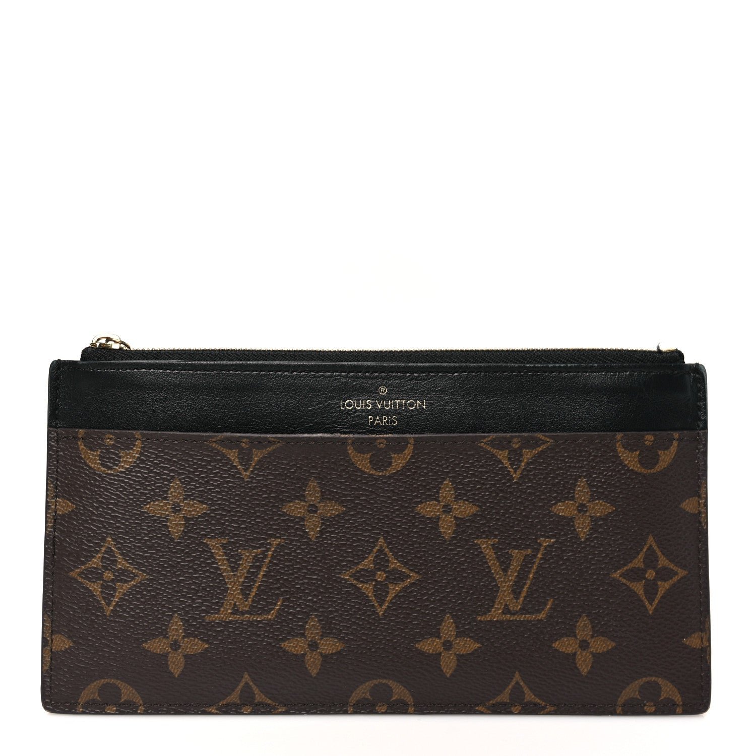 Louis Vuitton Monogram Slim Purse Black