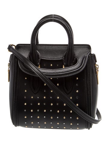 Alexander McQueen Leather Top Handle Bag