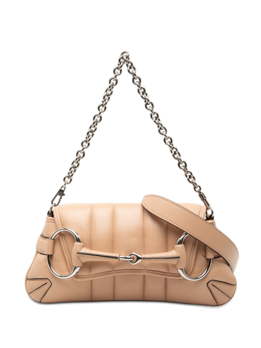 2016-2025 Small Quilted Calfskin Horsebit Chain satchel