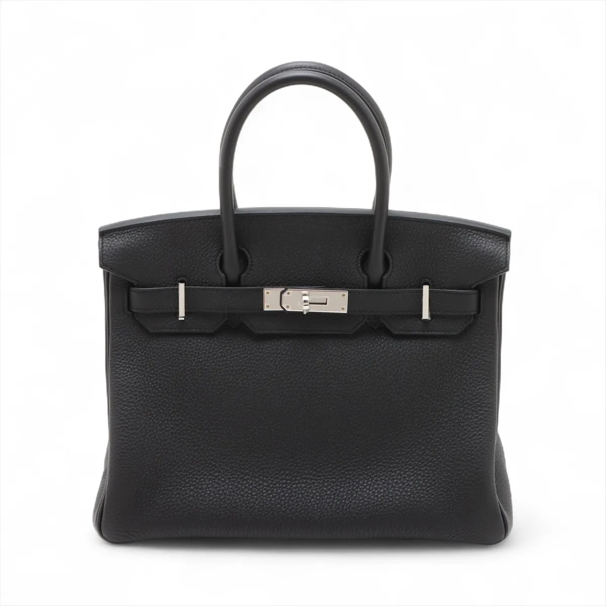Hermès Birkin 30 Le Tournay Togo Black Silver Metal Fittings