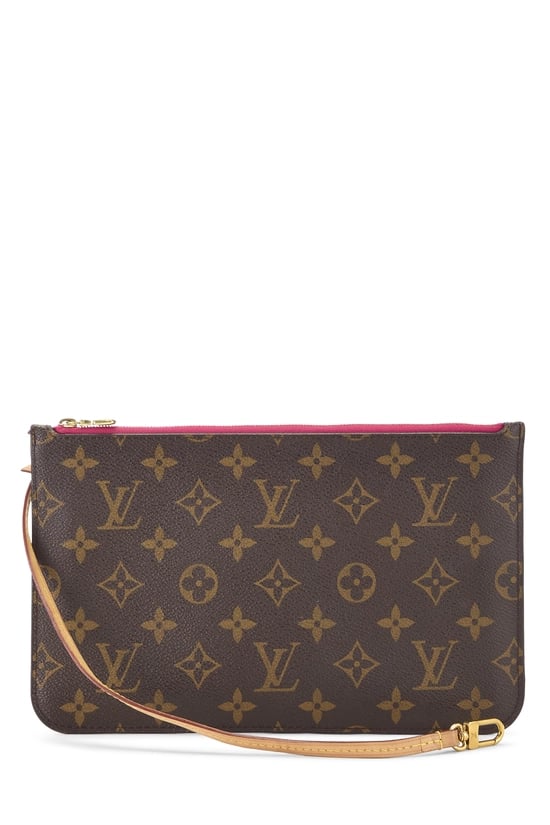 Louis Vuitton Monogram Canvas Neverfull Pouch MM NM