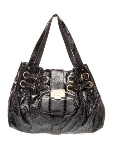 Patent Leather Shoulder Bag
