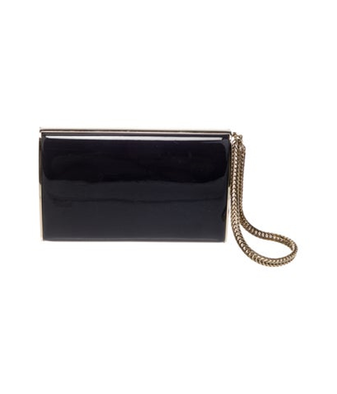 Jimmy Choo Choo Patent Leather Clutch