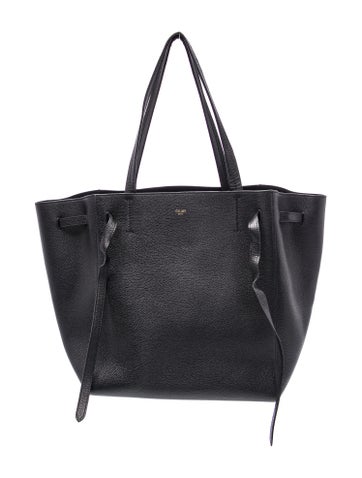Leather Cabas Phantom w/Belt Small