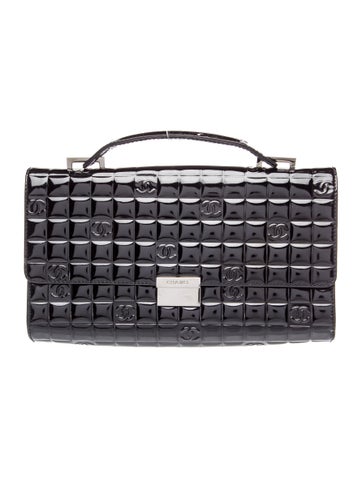 Chocolate Bar Top Handle Clutch