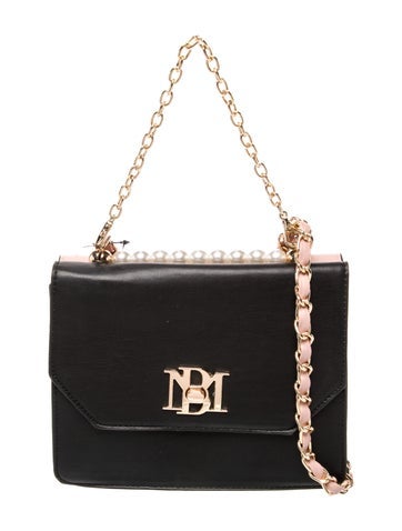 Badgley Mischka Leather Evening Bag