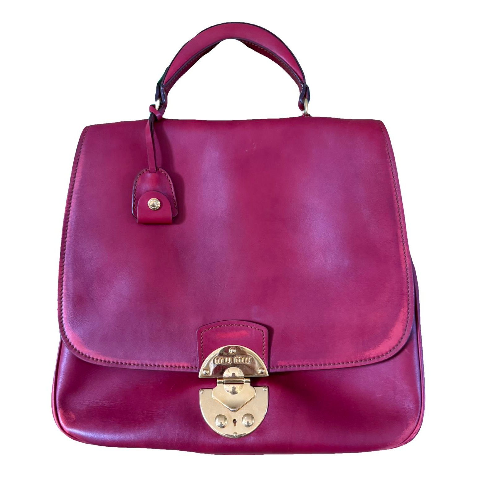 Leather handbag
