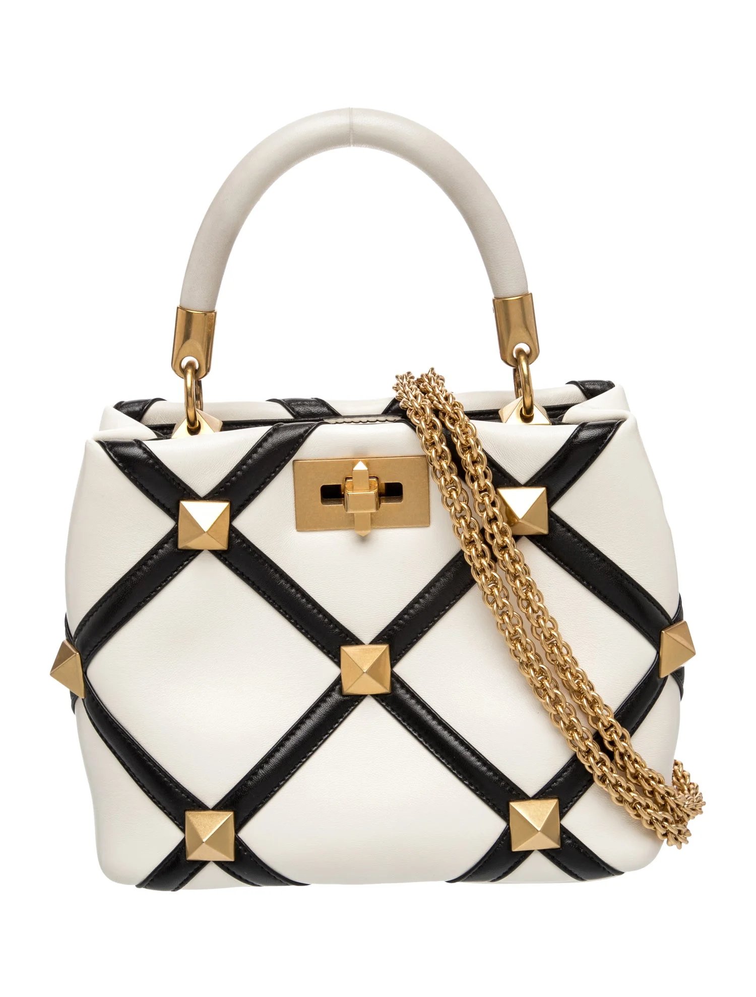 Rockstud Top Handle Bag