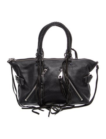 Leather Top Handle Bag