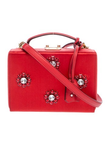 Satin Top Handle Bag