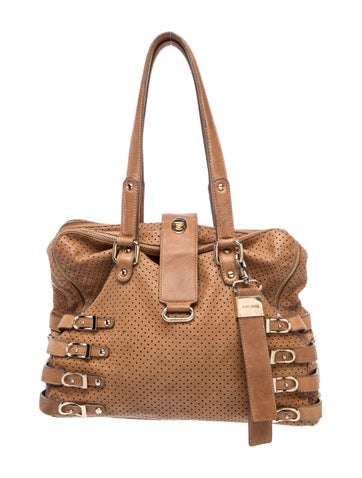Leather Top Handle Bag