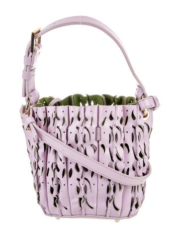 Sara Battaglia Battaglia Leather Bucket Bag