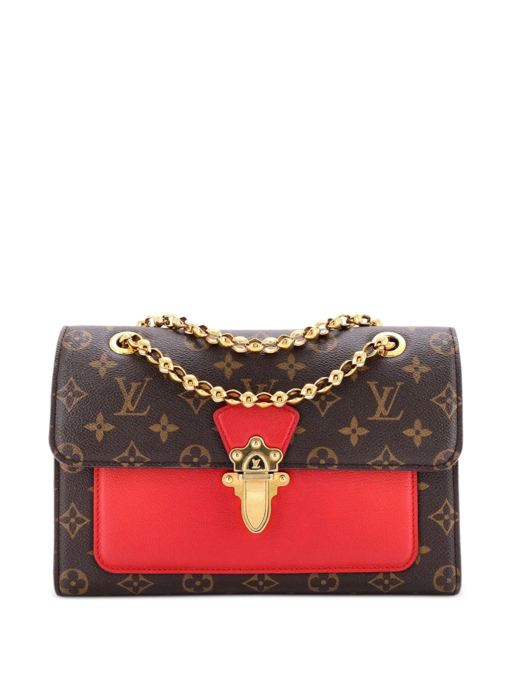 Victoire Handbag Monogram Canvas and Leather shoulder bag