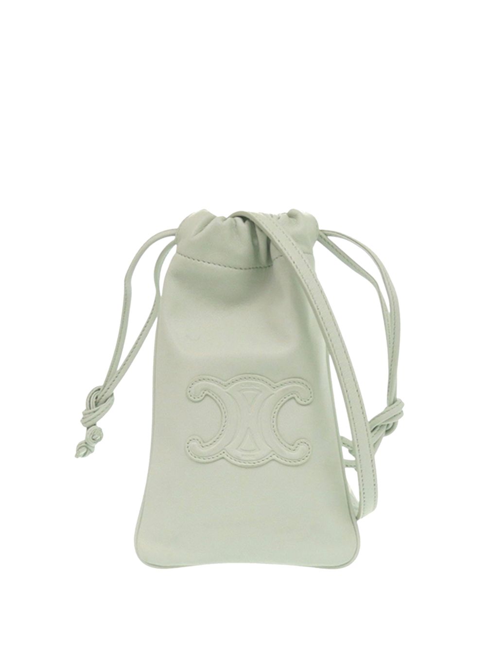 2010-2026 Calfskin Cuir Triomphe Phone Pouch crossbody bag