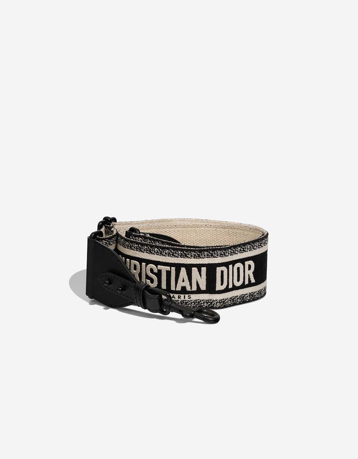 Dior 
		Shoulder Strap Canvas Black / White    