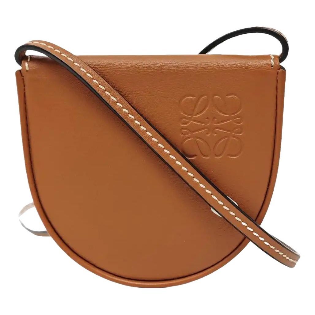 Heel leather crossbody bag
