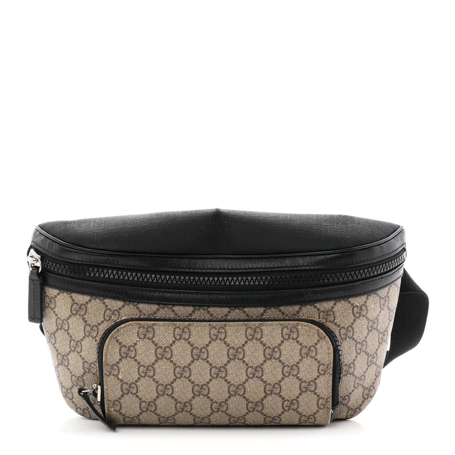 Gucci GG Supreme Monogram Belt Bag Black