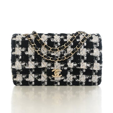 Tweed Classic Double Flap Bag Medium