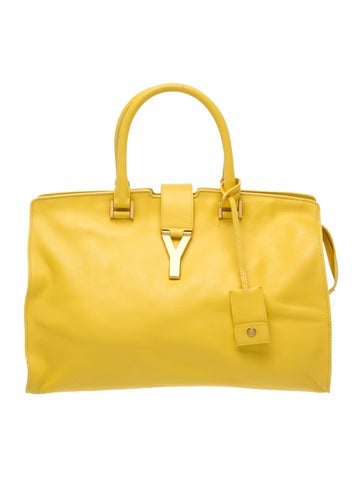 Leather Y Cabas Medium