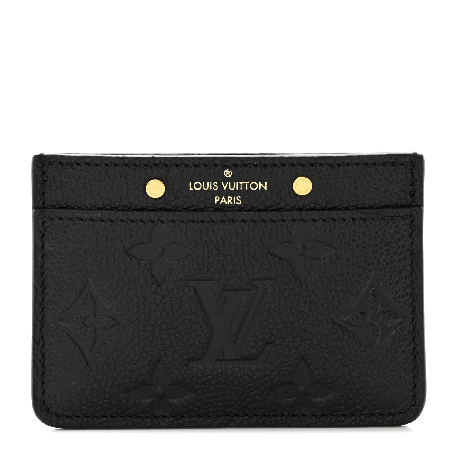 Louis Vuitton Empreinte Card Holder Black