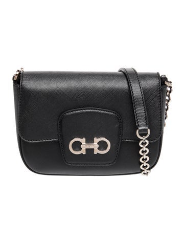Gancini Leather Gancini Crossbody