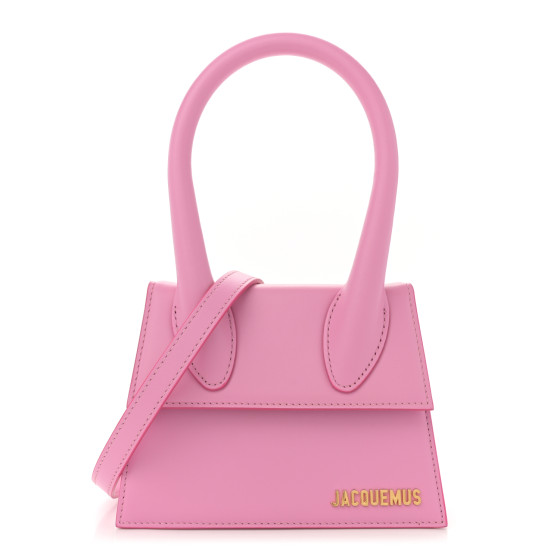 Jacquemus Smooth Calfskin Le Chiquito Moyen Light Pink