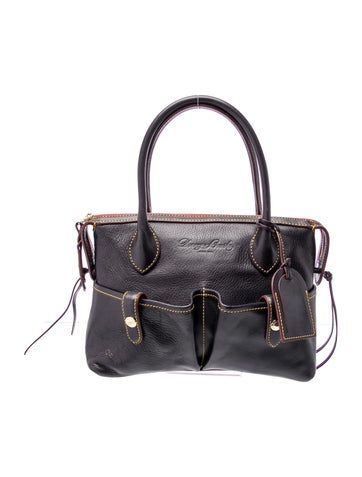 Leather Top Handle Bag