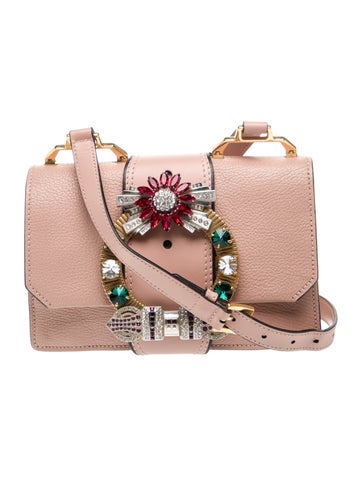 Miu Miu Goat Leather Shoulder Bag