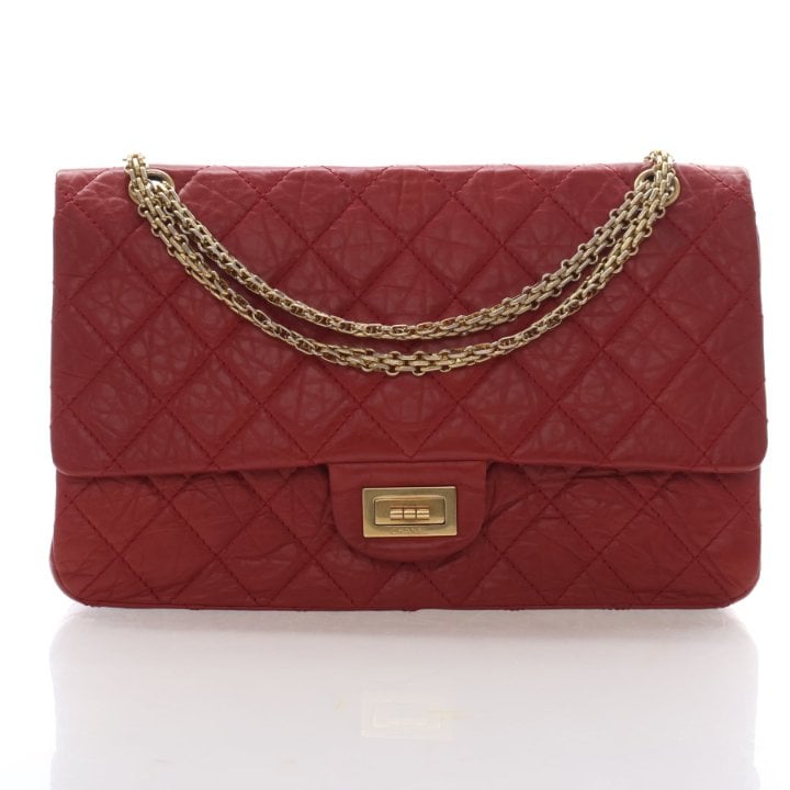 Chanel Jumbo Aged Calfskin Reissue Double Classic Flap Bag