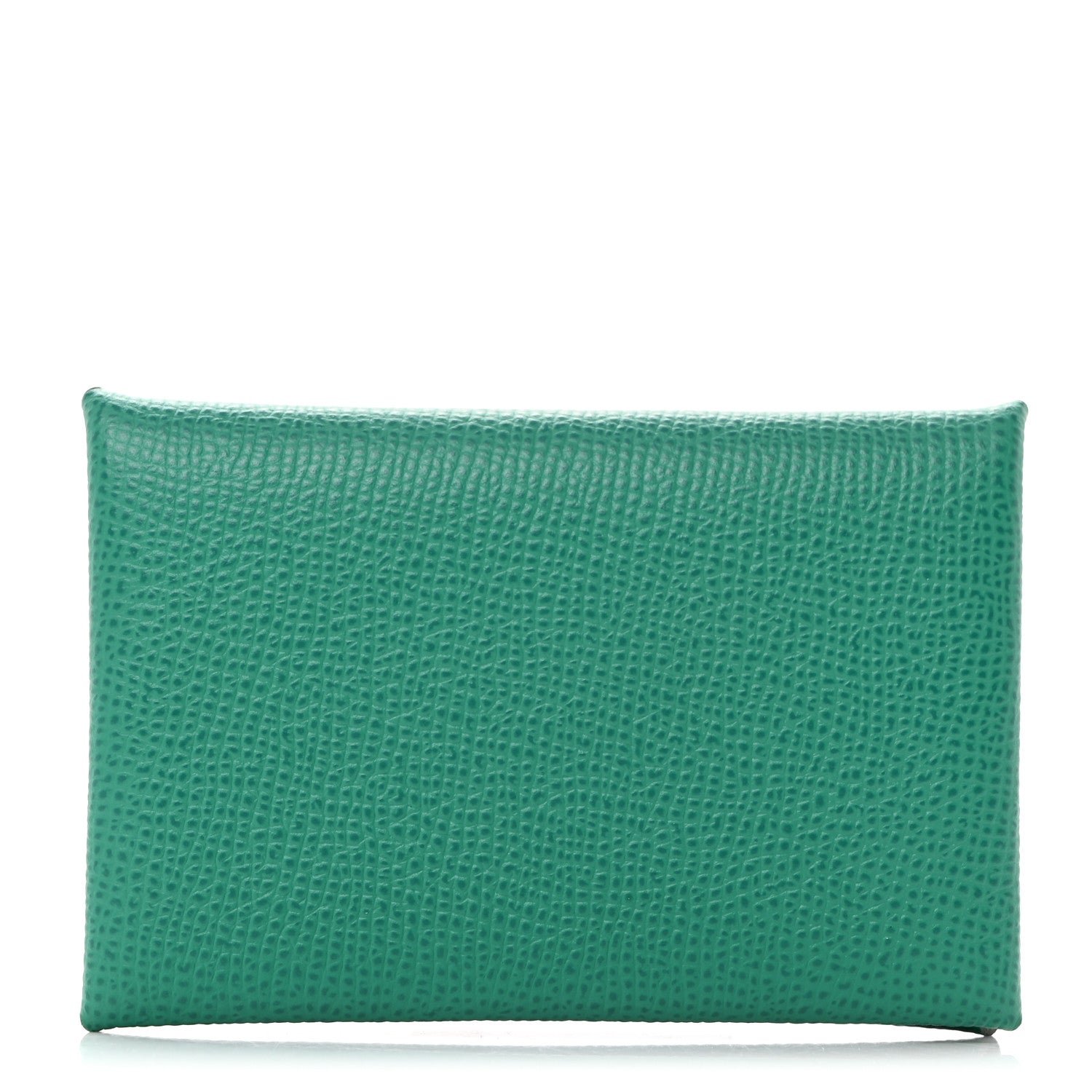 Hermes Epsom Calvi Card Case Vert Jade