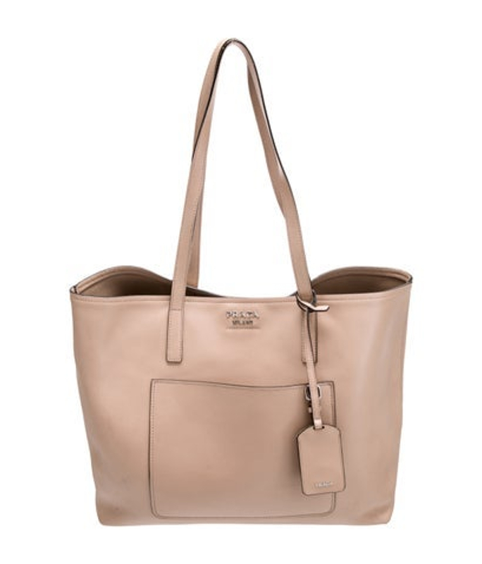 Prada City Calf Leather Tote