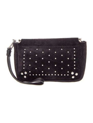 Jerome Dreyfuss Suede Clutch