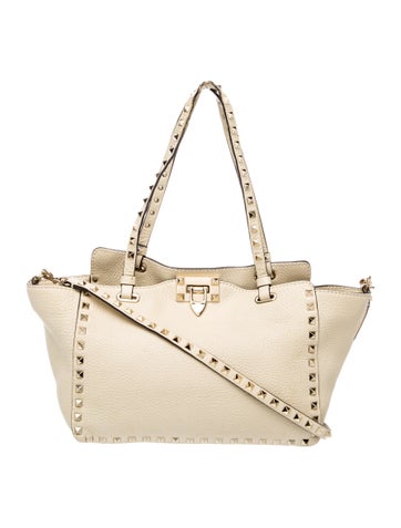 Rockstud Top Handle Bag
