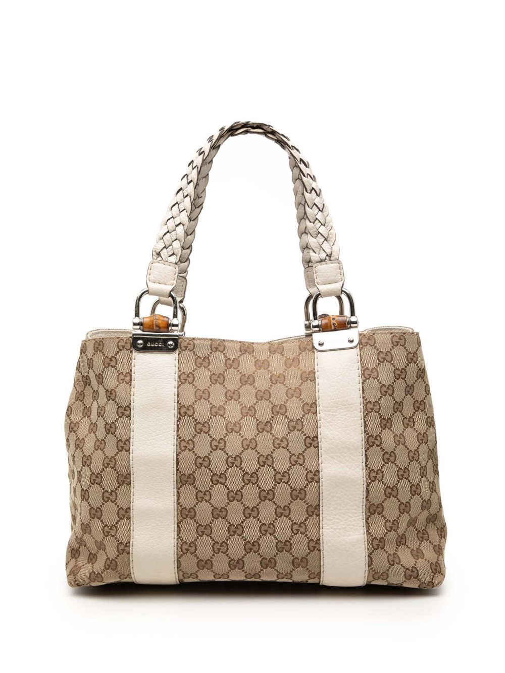 2000-2015 Medium GG Canvas Bamboo Libeccio tote bag