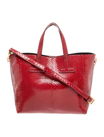Tom Ford Python Top Handle Bag